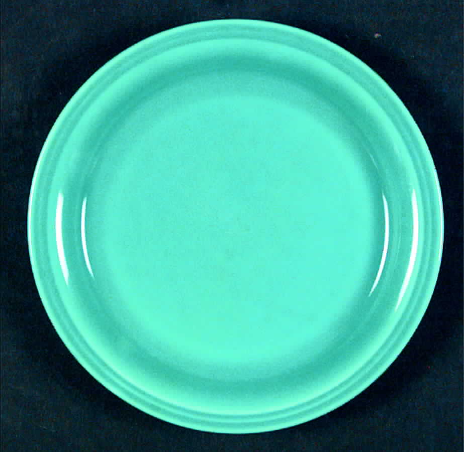 Carnival Turquoise Bread & Butter Plate by Homer Laughlin -1