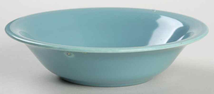 Carnival Turquoise Fruit/Dessert (Sauce) Bowl by Homer Laughlin -1