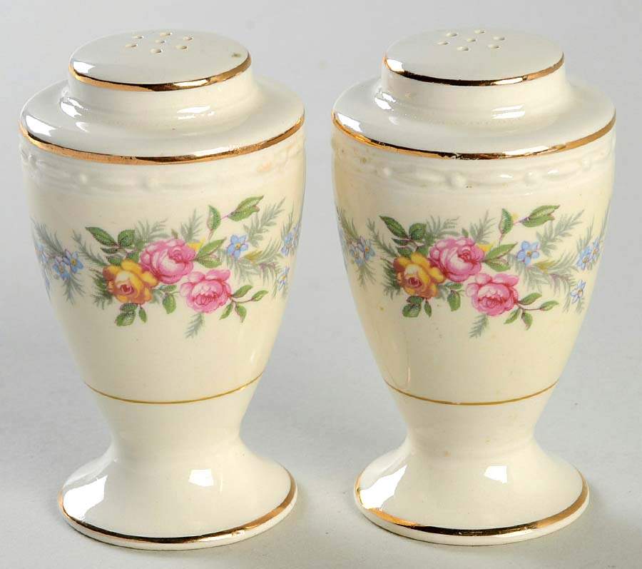 Cashmere Salt & Pepper Set by Homer Laughlin -1