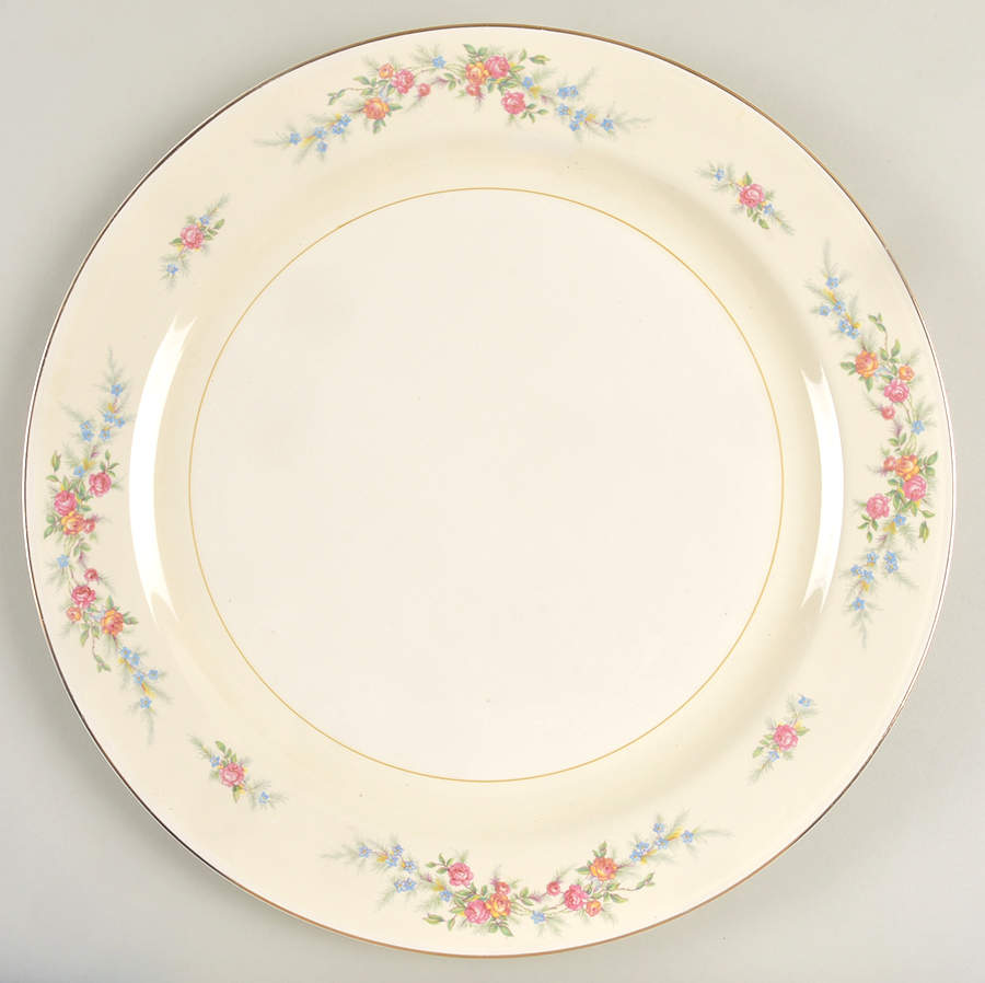 Cashmere 13" Chop Plate (Round Platter) by Homer Laughlin -1