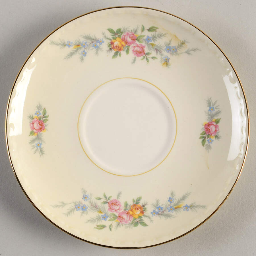 Cashmere Saucer by Homer Laughlin -1