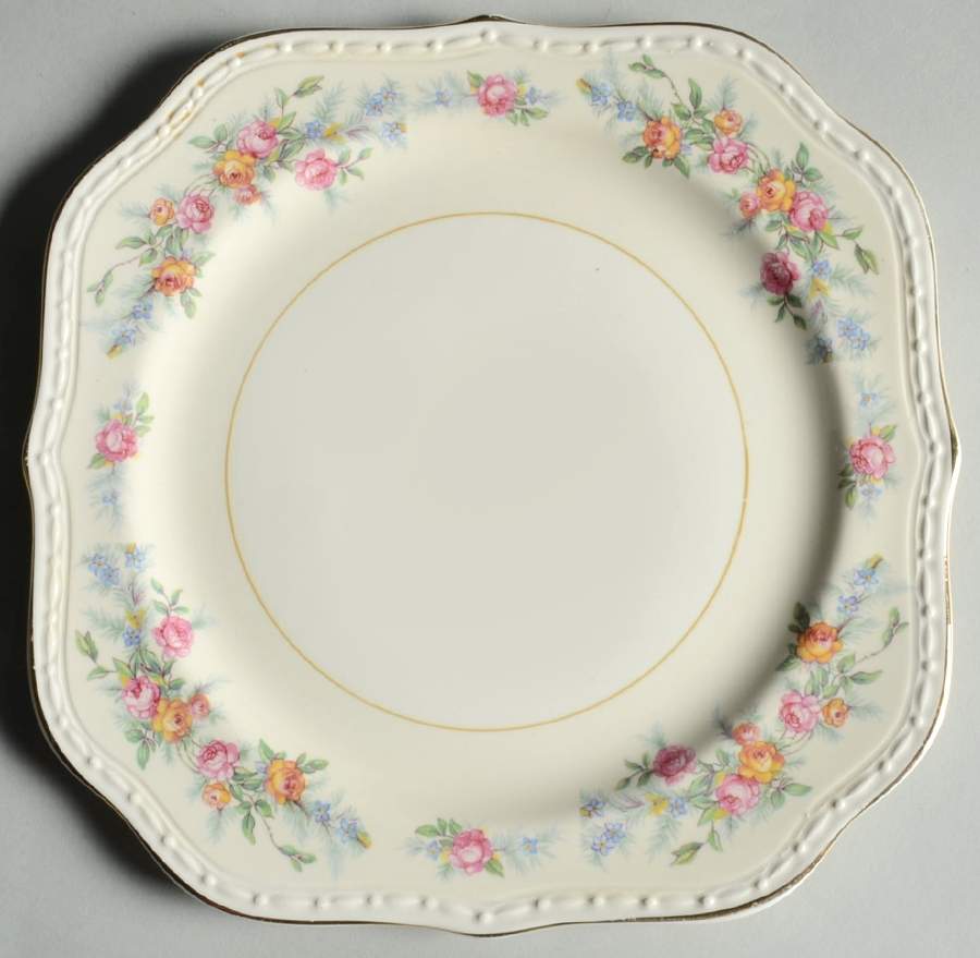 Cashmere Square Salad Plate by Homer Laughlin -1
