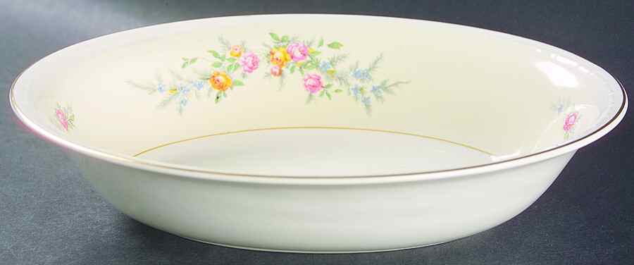 Cashmere 9" Oval Vegetable Bowl by Homer Laughlin -1