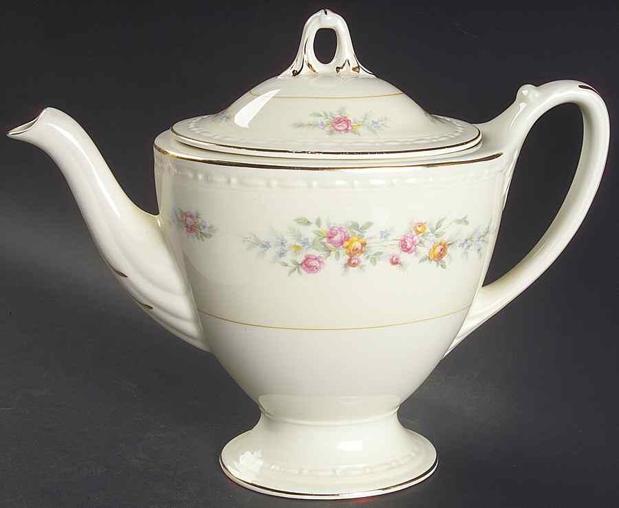 Cashmere Teapot & Lid by Homer Laughlin -1