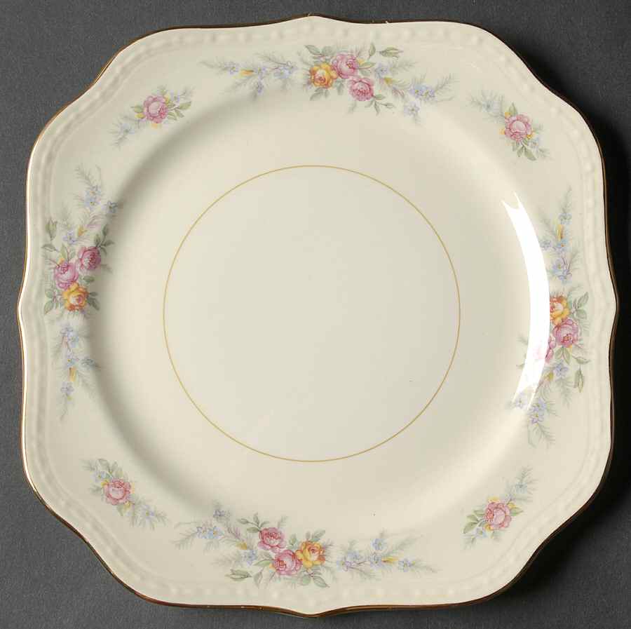Cashmere Square Salad Plate by Homer Laughlin -1