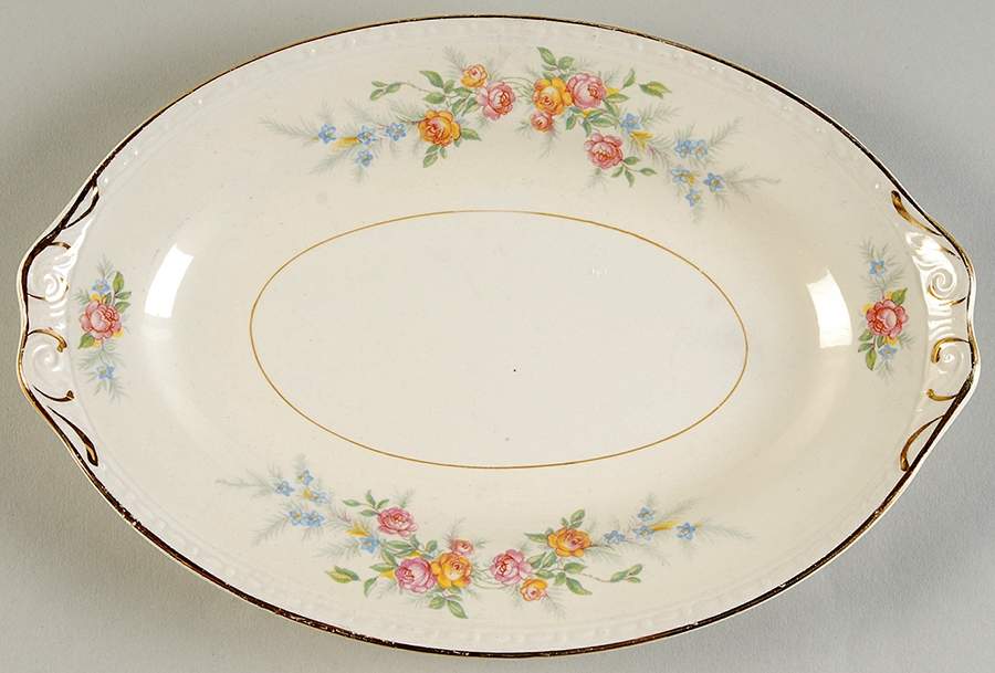 Cashmere Relish/Gravy Underplate by Homer Laughlin -1
