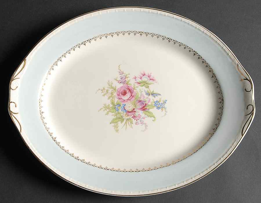 Chateau 13" Oval Serving Platter by Homer Laughlin -1