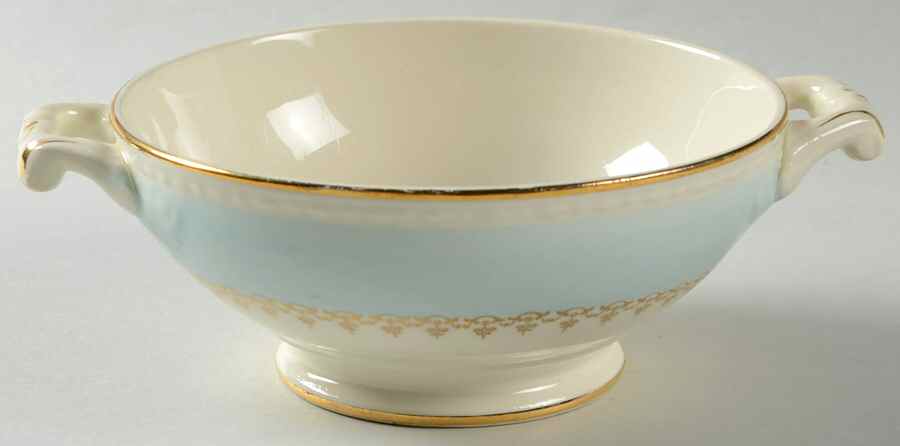 Chateau Footed Cream Soup Bowl by Homer Laughlin -1