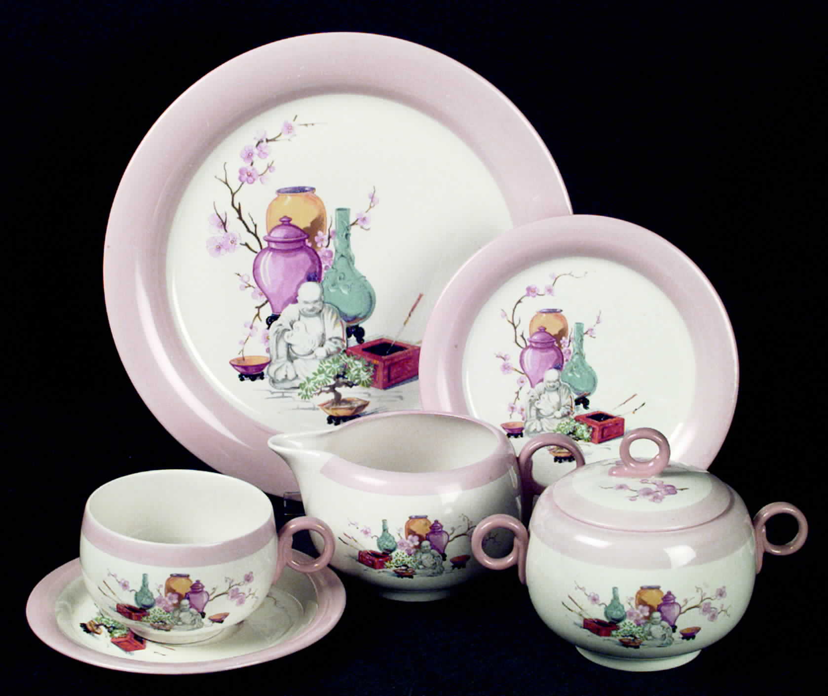 Chinese Buddha Creamer by Homer Laughlin -1