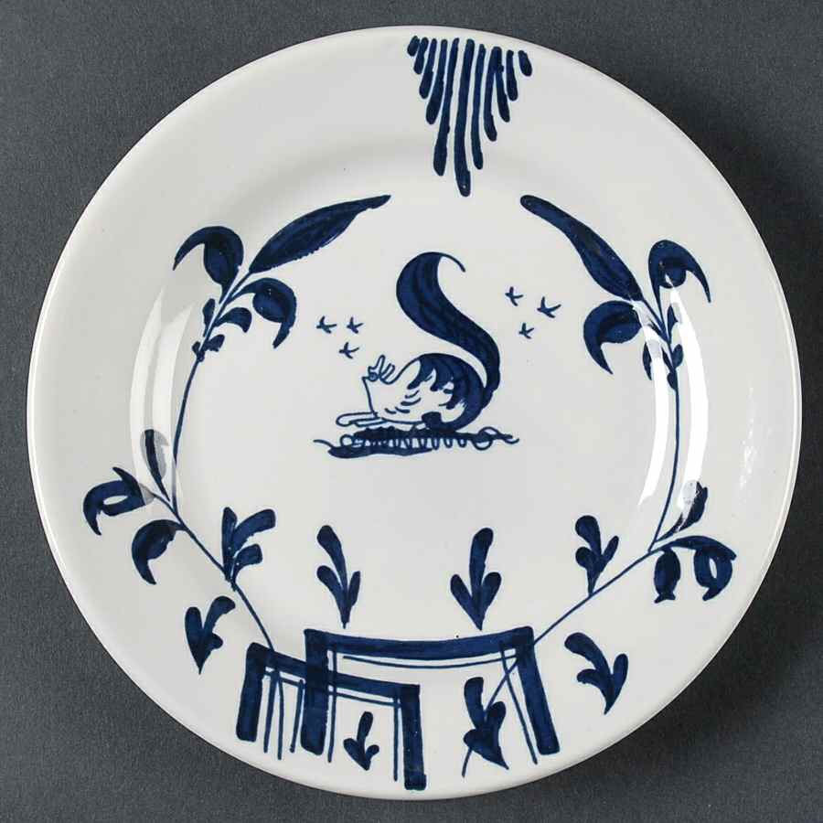 Christiana Campbell's Tavern Bread & Butter Plate by Homer Laughlin -1