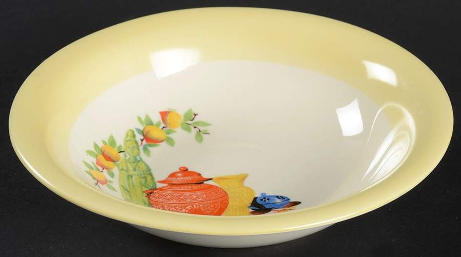 Chinese Green Godess Fruit/Dessert (Sauce) Bowl by Homer Laughlin -1