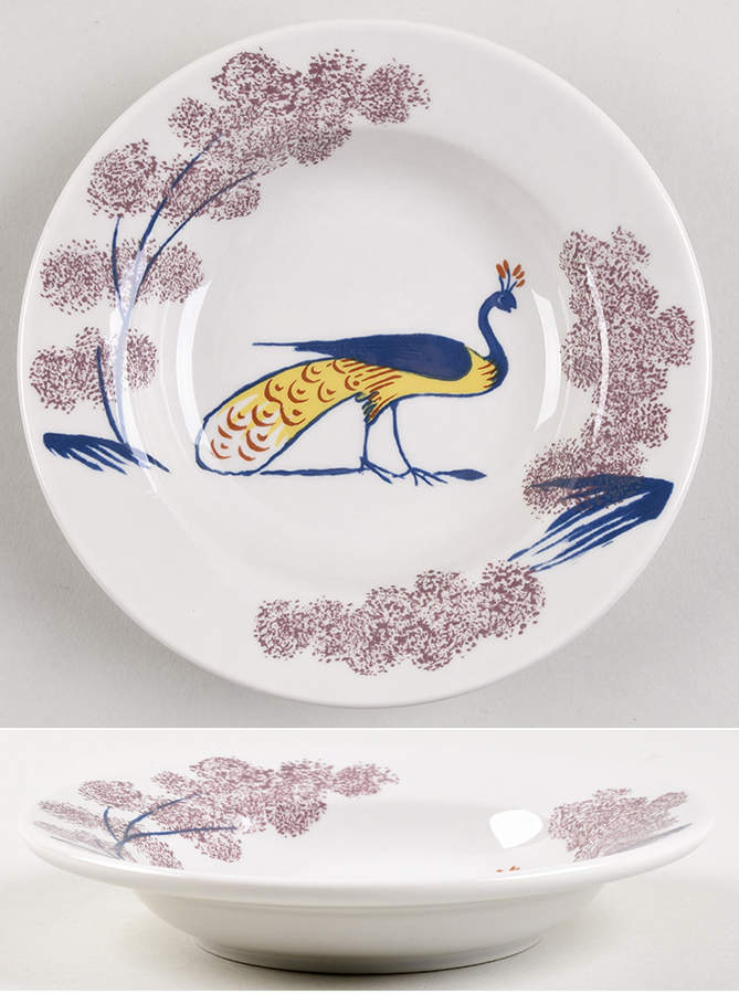 Chowning's Tavern Rim Fruit/Dessert (Sauce) Bowl by Homer Laughlin -1