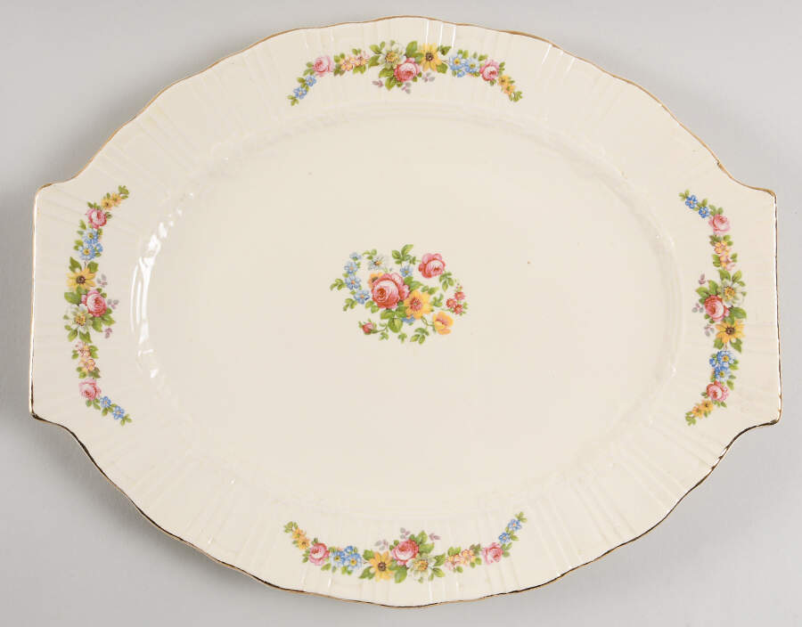 CO553 13" Oval Serving Platter by Homer Laughlin -1