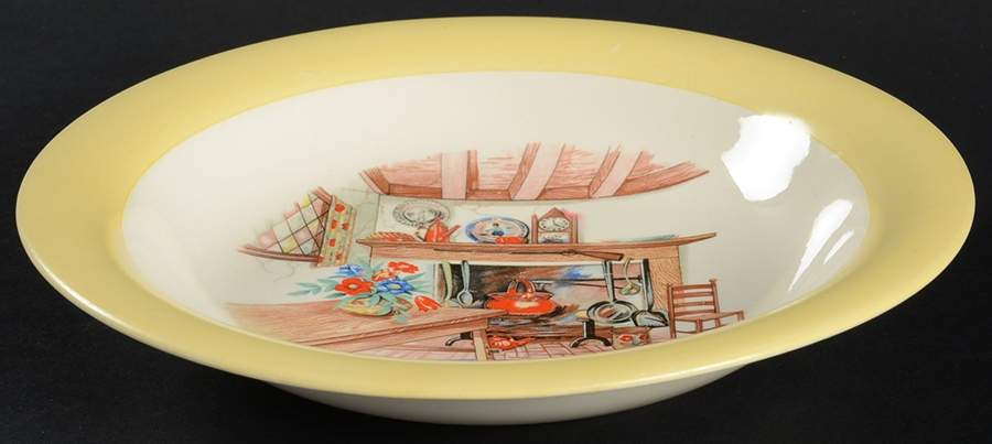 Colonial Kitchen (Swing) Coupe Soup Bowl by Homer Laughlin -1