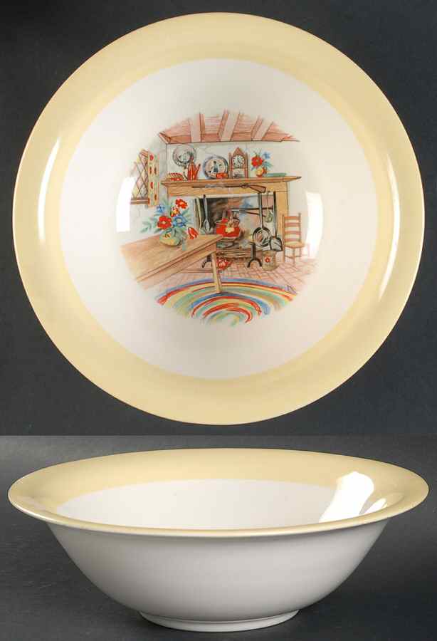 Colonial Kitchen (Swing) 8" Round Vegetable Bowl by Homer Laughlin -1