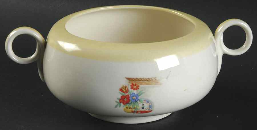 Colonial Kitchen (Swing) Cream Soup Bowl No Lid by Homer Laughlin -1