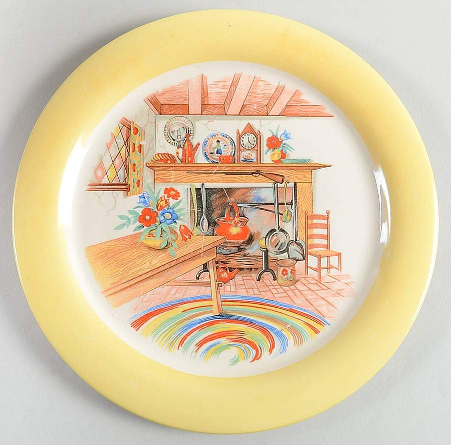 Colonial Kitchen (Swing) Luncheon Plate by Homer Laughlin -1