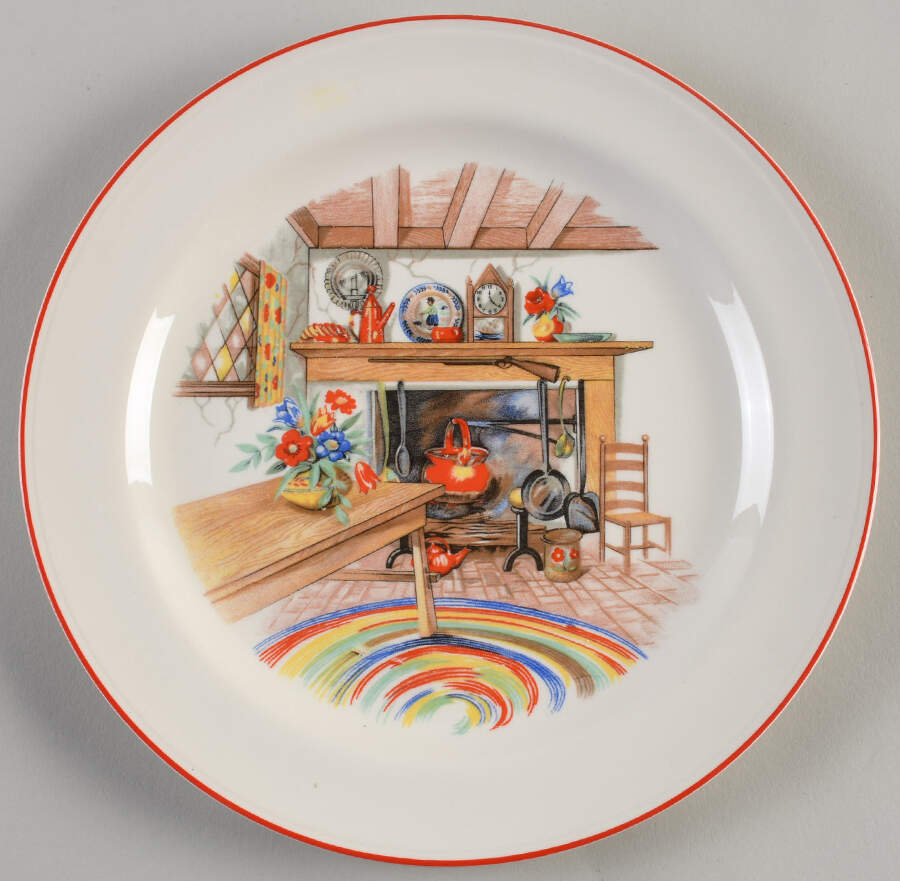 Colonial Kitchen Luncheon Plate by Homer Laughlin -1