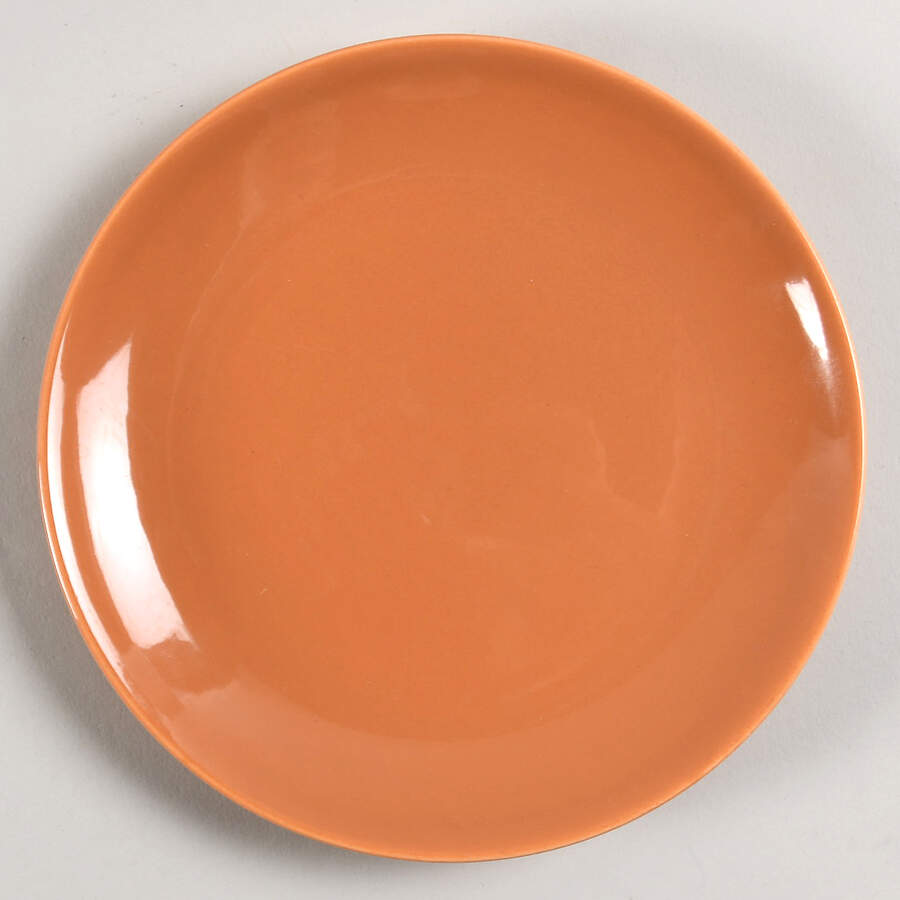 Colorama Terra Cotta Salad Plate by Homer Laughlin -1