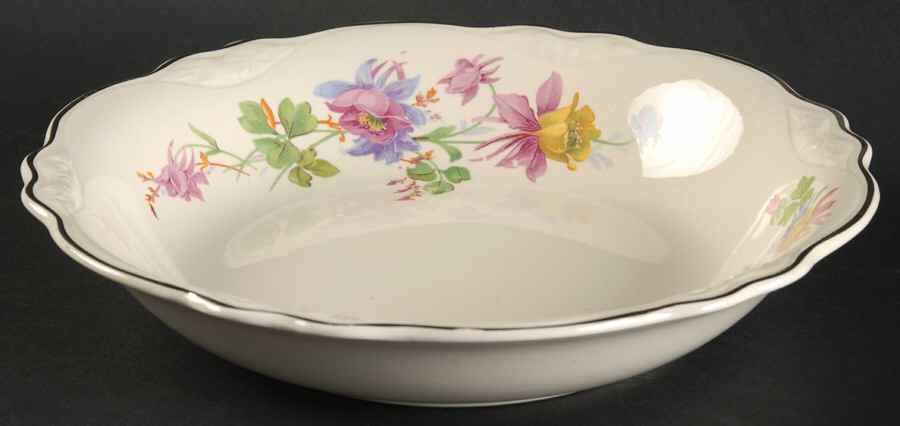 Columbines Coupe Soup Bowl by Homer Laughlin -1