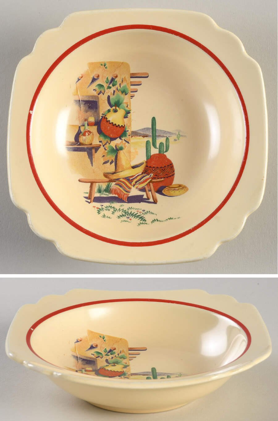 Conchita Rim Fruit/Dessert (Sauce) Bowl by Homer Laughlin -1
