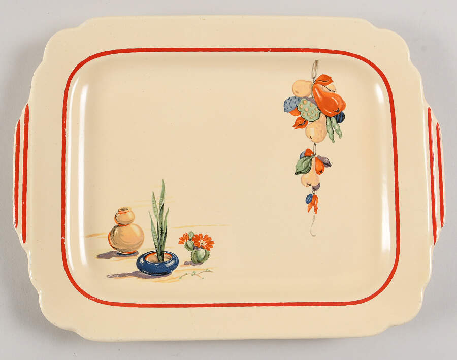 Conchita 11" Oval Serving Platter by Homer Laughlin -1