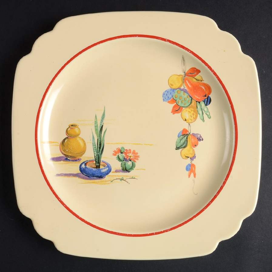 Conchita Luncheon Plate by Homer Laughlin -1
