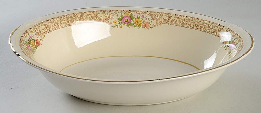 Coronet 9" Oval Vegetable Bowl by Homer Laughlin -1