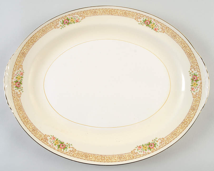 Coronet 15" Oval Serving Platter by Homer Laughlin -1