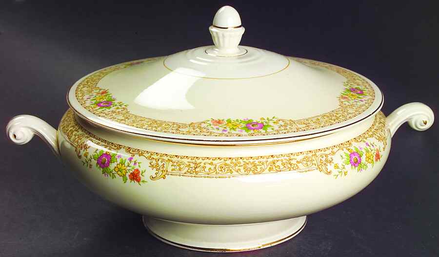 Coronet Round Covered Vegetable by Homer Laughlin -1