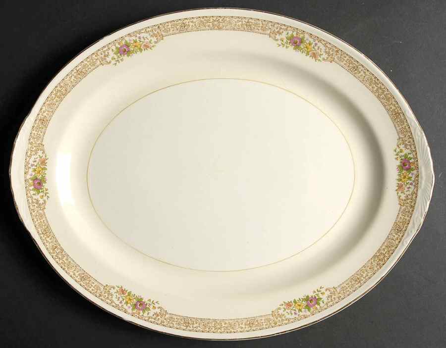 Coronet 15" Oval Serving Platter by Homer Laughlin -1