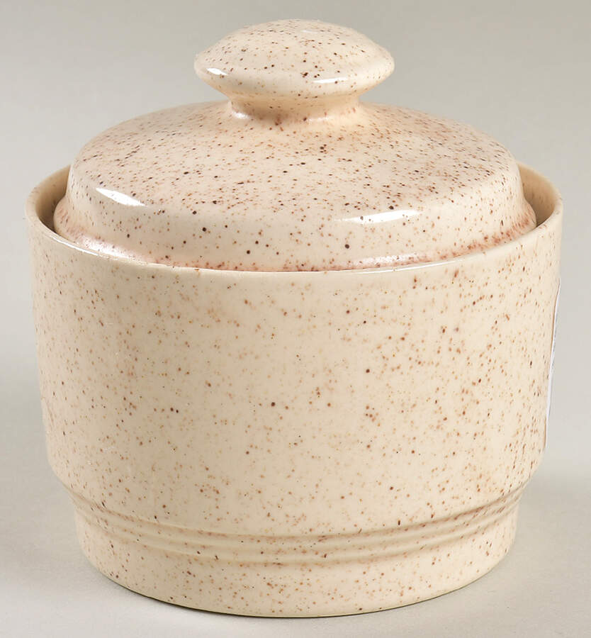 Country Sage Sugar Bowl & Lid by Homer Laughlin -1