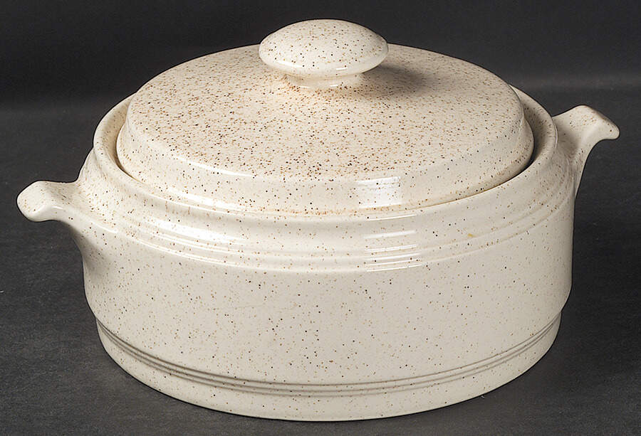 Country Sage Round Covered Vegetable by Homer Laughlin -1