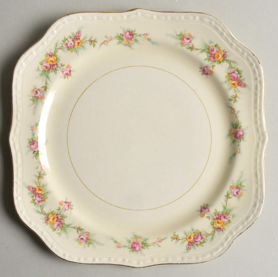 Countess Square Salad Plate by Homer Laughlin -1