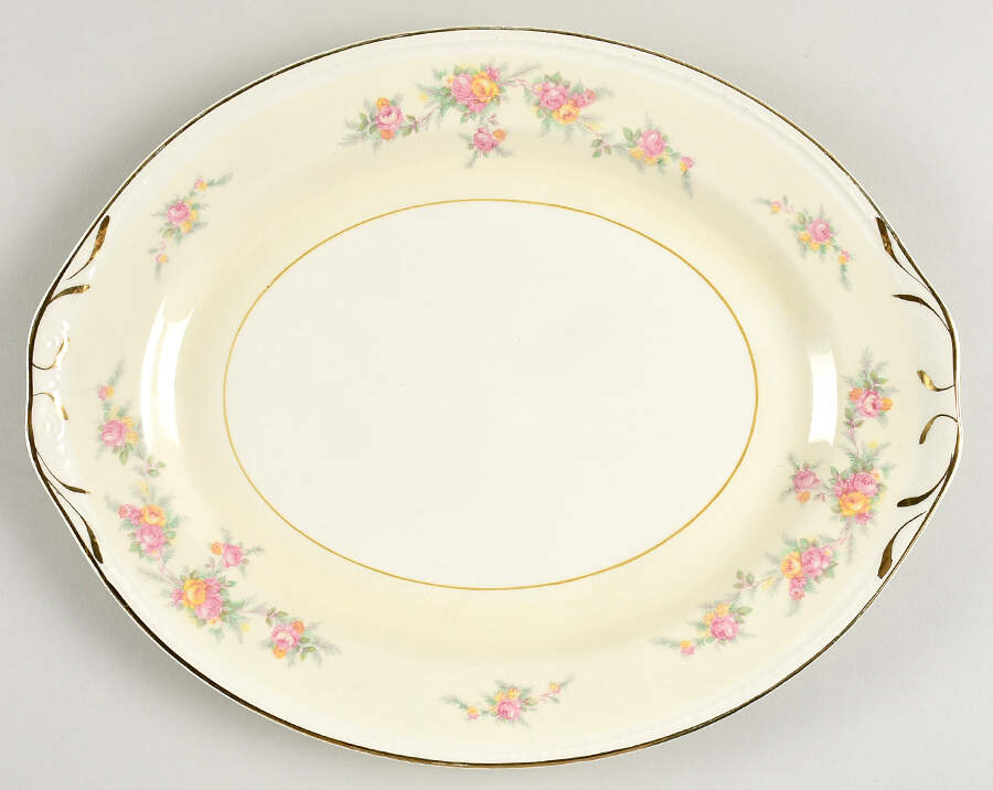Countess 13" Oval Serving Platter by Homer Laughlin -1