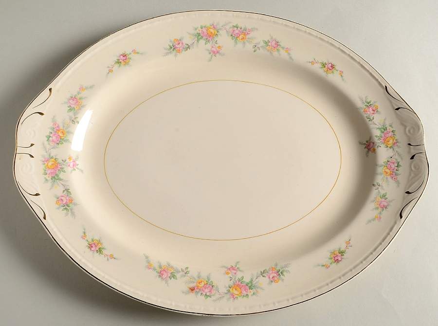 Countess 16" Oval Serving Platter by Homer Laughlin -1