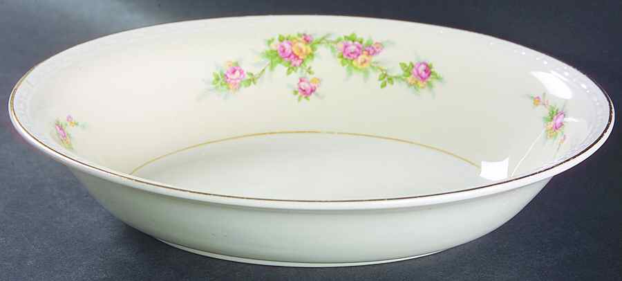 Countess 9" Oval Vegetable Bowl by Homer Laughlin -1