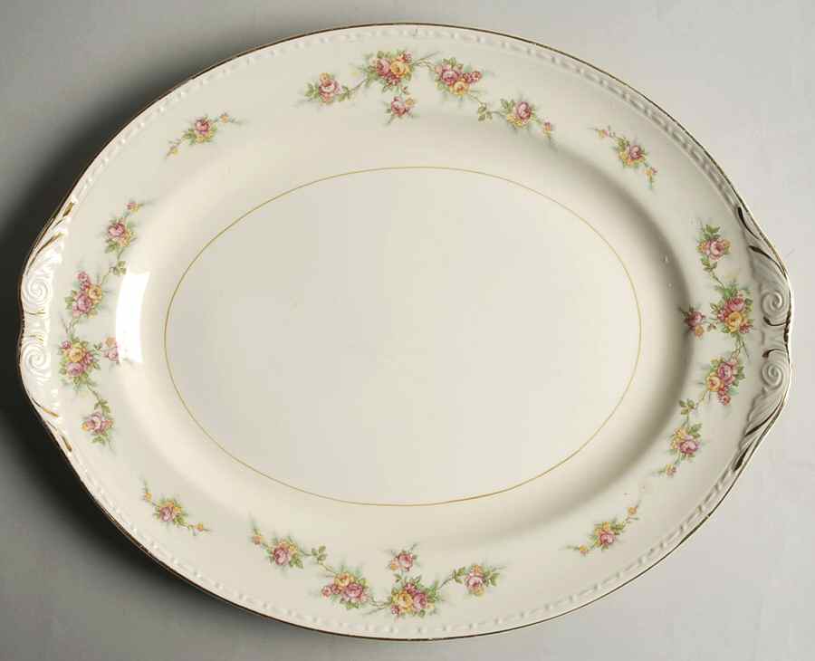 Countess 15" Oval Serving Platter by Homer Laughlin -1