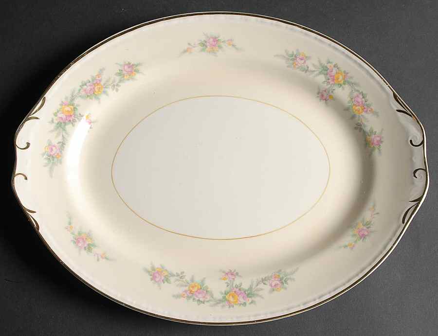Countess 11" Oval Serving Platter by Homer Laughlin -1