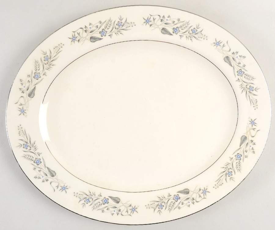 CV125 11" Oval Serving Platter by Homer Laughlin -1