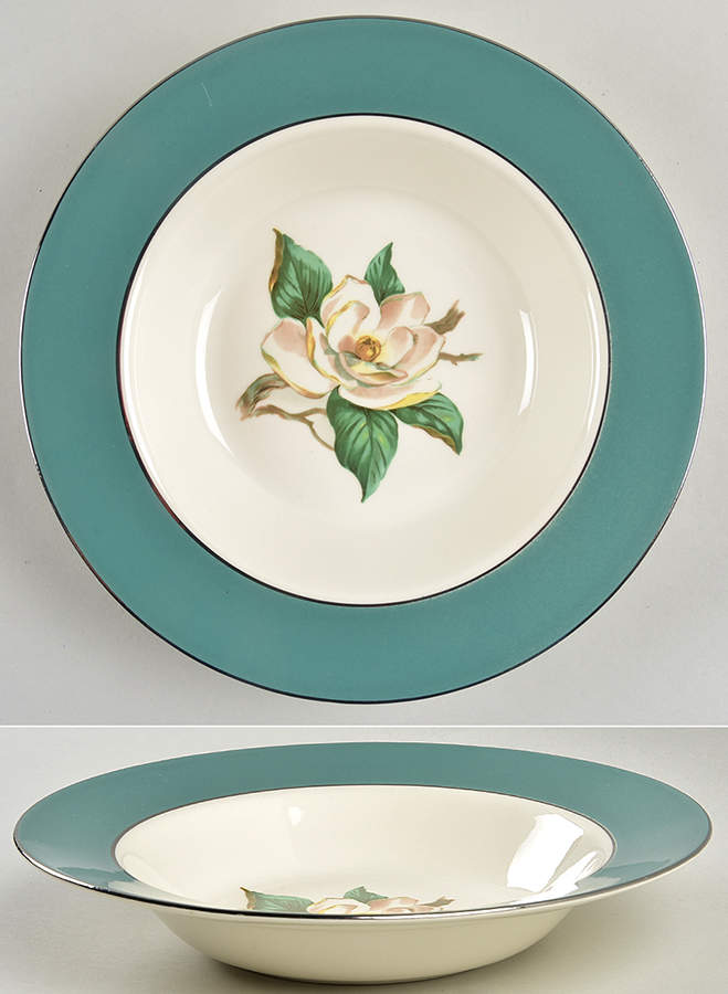 CV22 Rim Soup Bowl by Homer Laughlin -1