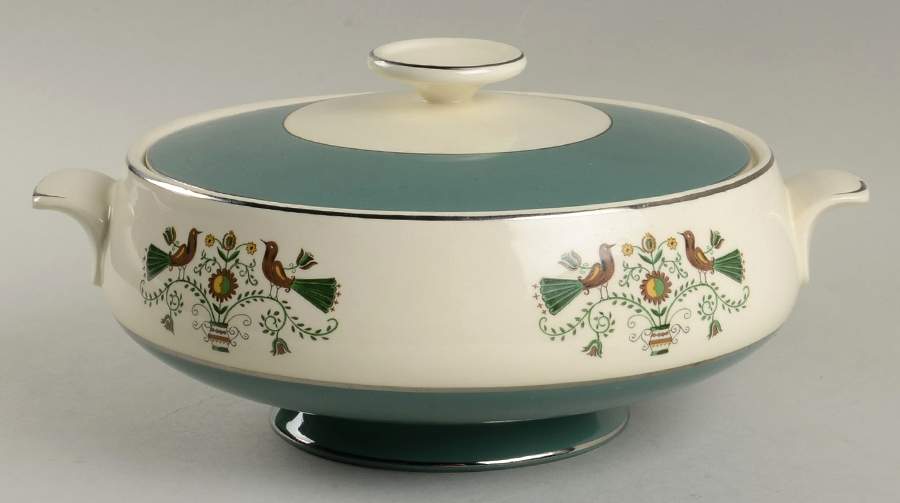 Persian Garden Round Covered Vegetable by Homer Laughlin -1