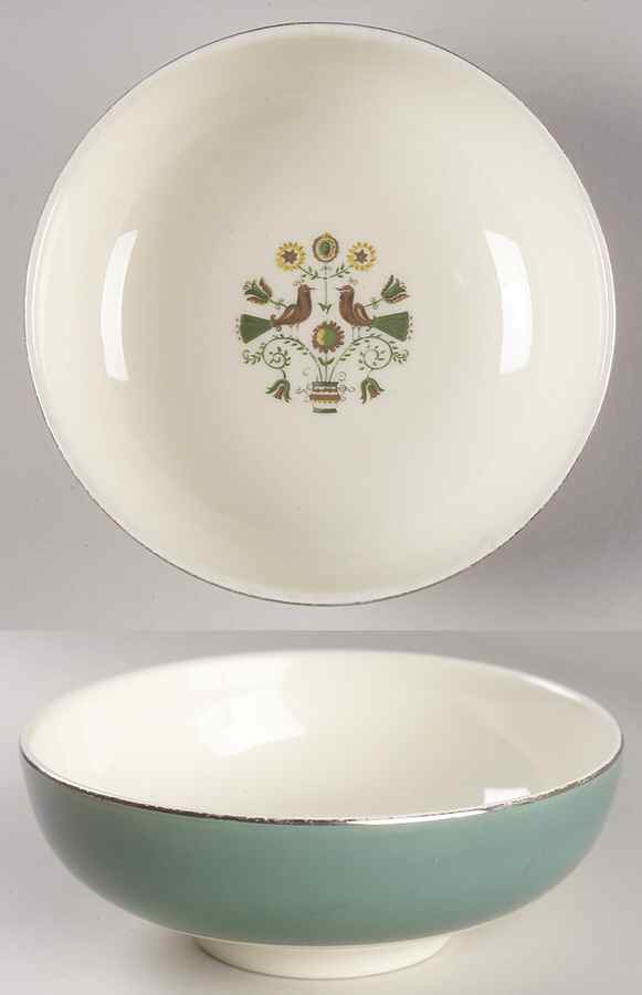 Persian Garden Coupe Cereal Bowl by Homer Laughlin -1