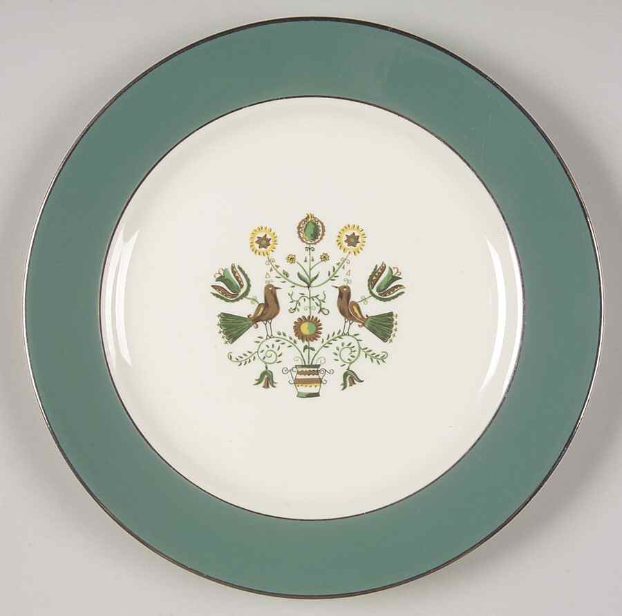 Persian Garden Dessert/Pie Plate by Homer Laughlin -1
