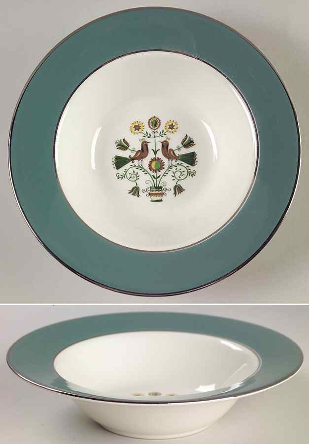 Persian Garden Rim Fruit/Dessert (Sauce) Bowl by Homer Laughlin -1