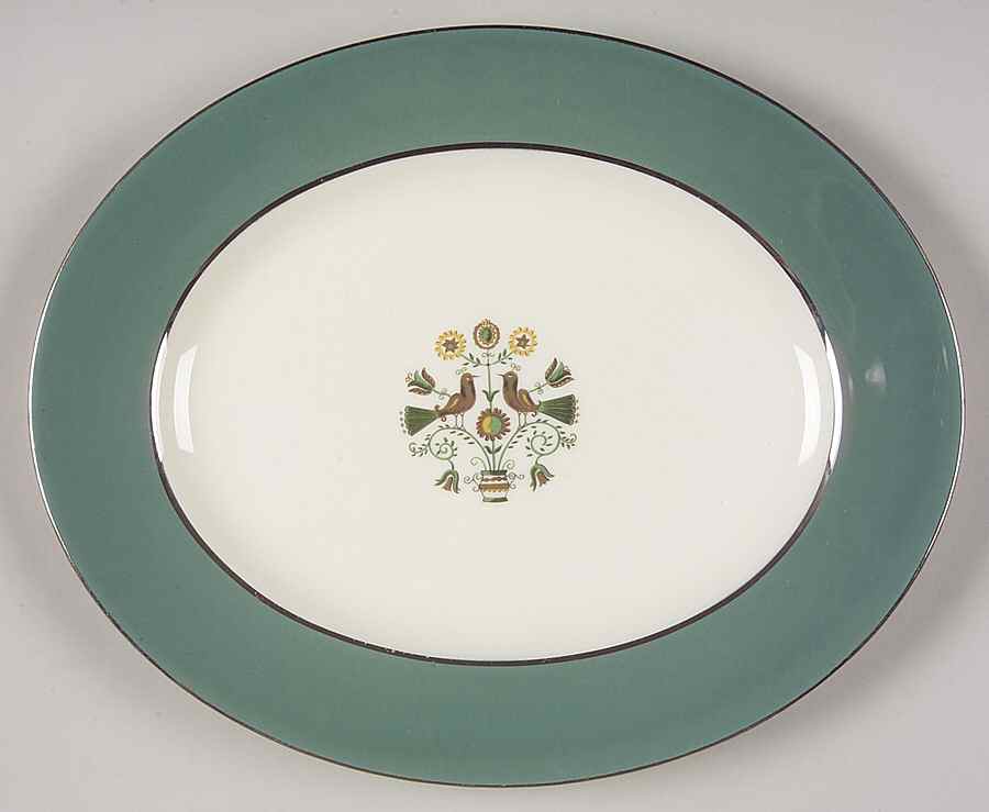 Persian Garden Relish/Gravy Underplate by Homer Laughlin -1