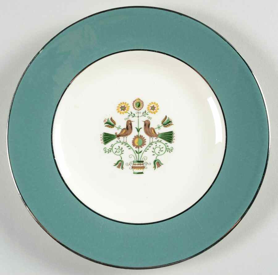 Persian Garden Bread & Butter Plate by Homer Laughlin -1