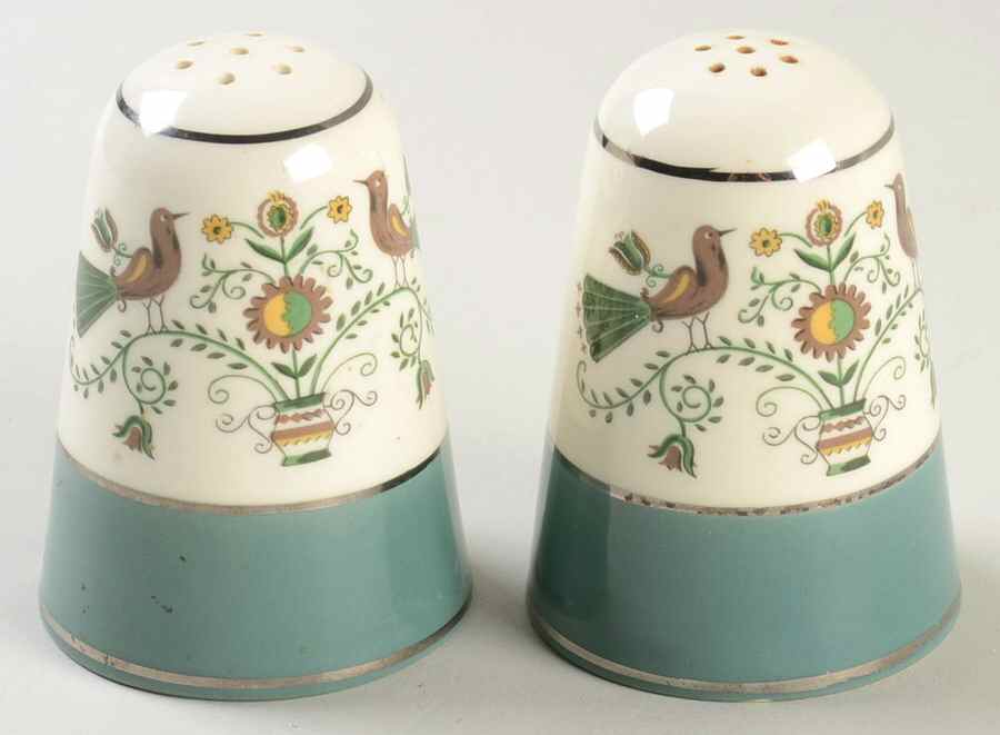Persian Garden Salt & Pepper Set by Homer Laughlin -1