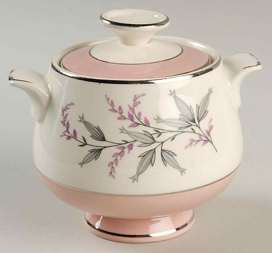 Barclay Sugar Bowl & Lid by Homer Laughlin -1