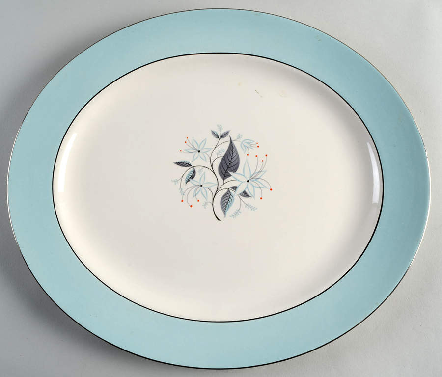 Dianne 15" Oval Serving Platter by Homer Laughlin -1